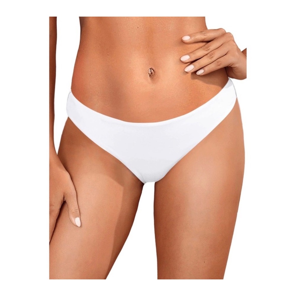 NWT Tempt Me Bikini Bottoms Set Of 2 Moderate Coverage Black White XS - Picture 8 of 10